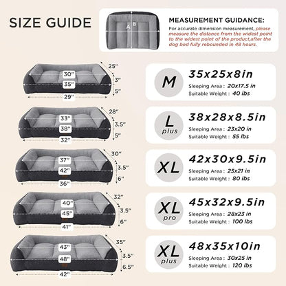 Bedsure SupportMax™ Orthopedic Dog Beds Large Sized Dog - Image 4