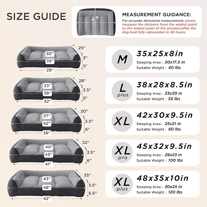 Bedsure SupportMax™ XL Pro Orthopedic Dog Beds Large Sized Dog - Image 4
