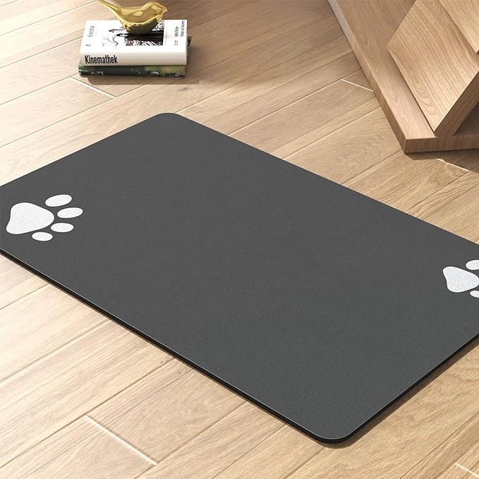 PADOOR Pet Feeding Mat-Absorbent Dog Mat by PADOOR