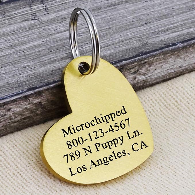 Ultra Joys Dog ID Tag, Custom Dog Tag Personalized Cat Tag, Pet ID Tag - Image 4