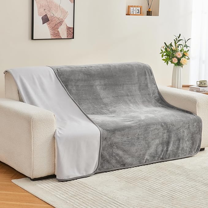 Waterproof Blanket 60"x80" for Adults, Reversible Waterproof Bed Cover for Dogs - Image 7