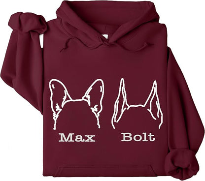Custom Dog Mom Shirt for Women Pet Ears Sweatshirt - Image 8