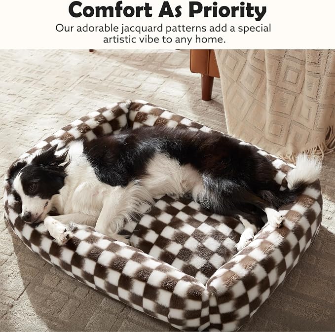 JOEJOY Large Dog Beds Large Sized Dog, Rectangle Washable Orthopedic Corduroy - Image 5