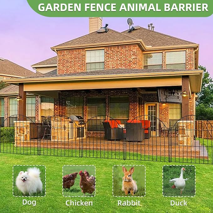 Decorative Metal Garden Fence - Image 8
