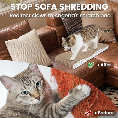Cat Scratching Board, Large Wide Corrugate Cat Scratcher - Image 5