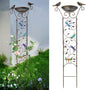 SUNNYPARK Bird Bath with Trellis Outdoor, Antique Garden Iron Plant Trellis by SUNNYPARK