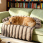 Large Dog Couch Bed, Fluffy Washable Couch Protector by WATANIYAPET