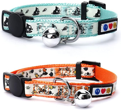 Pawtitas Glow in The Dark Cat Collar by Pawtitas
