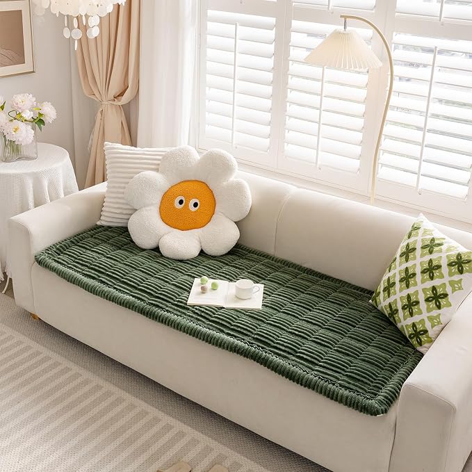 FUNNY FUZZY Pet Couch Covers for Sofa, Washable Dog Couch Cover Protector - Image 7