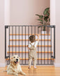 Cumbor 34" Extra Tall No Bottom Bar Baby Gate by Cumbor