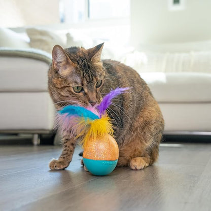 Catstages Whack N' Wobble Ball Intearctive Cat Toy, Weighted Ball - Image 7