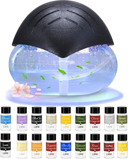 Water Air Washer for Home, Humidifier & Essential Oil Diffuser, 7-Color LED by Unknown