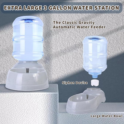 3 Gallon Automatic Dog Water Dispenser, 11L Large Dog Water Bowl Dispenser - Image 5