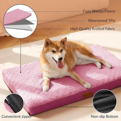 Patas Lague Orthopedic Dog Bed Medium Size Dog 30''X20'', Soft Comfortable - Image 3