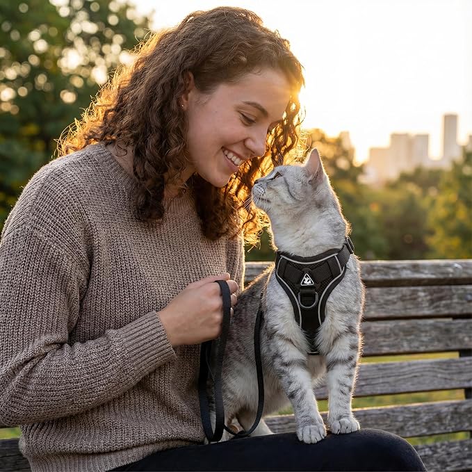 Cat Harness and Leash Set Escape Proof Tactical Medium Kitten Harness Emotional - Image 8