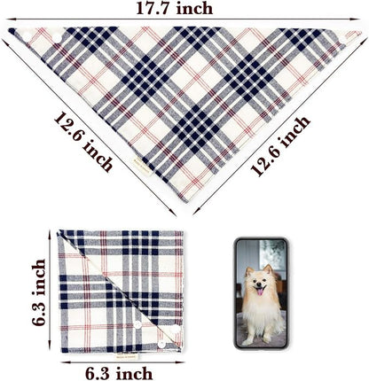 5PCS Dog Bandanas with Button - Image 4