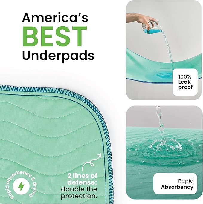 IMPROVIA® Washable Underpads, and Pets Waterproof Protective Pad - Image 2