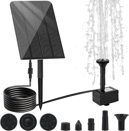 Solar Water Fountain for Bird Bath Solar Water Pump by LAWOHO