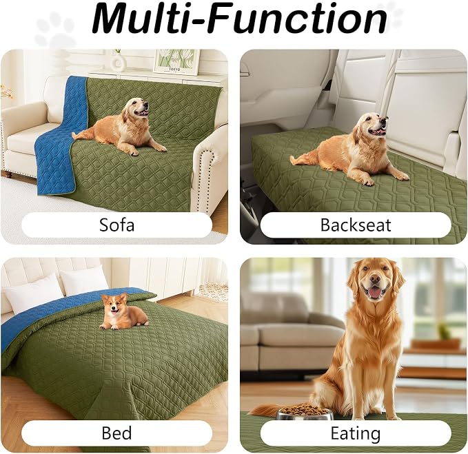 hyha Waterproof Dog Bed Blanket, Soft Pet Blankets, Waterproof Couch Cover - Image 5