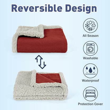 Kritter Planet Waterproof Dog Blanket, Reversible Water Proof Pet Blanket - Image 2