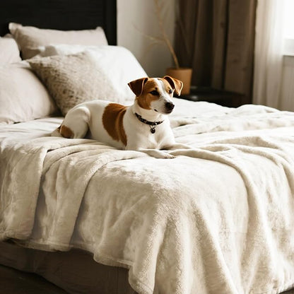 gogobunny Waterproof Bed Blanket, Reversible Sherpa Fleece Throw Blanket - Image 7
