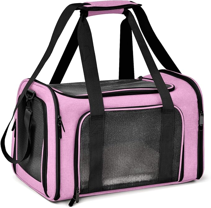 Henkelion Pet Carrier for Small Medium Cats Dogs Puppies up to 15 Lbs, TSA by Henkelion