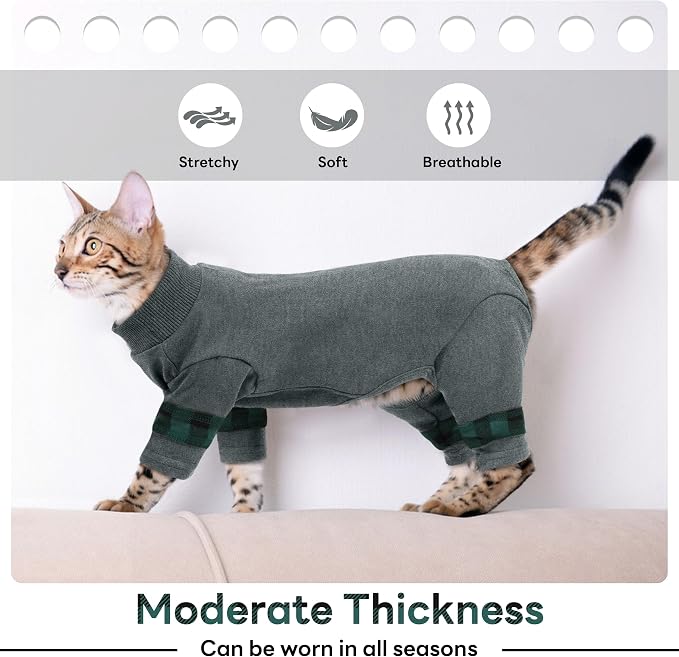 PUMYPOREITY Easy-On Cat Shirt, Soft Stretchy Cat Sweater - Image 3