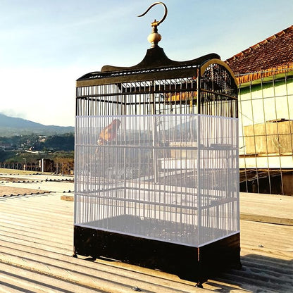 Large Bird Cage Net, Universal Adjustable Bird Cage Covers Mesh Polyester Birds - Image 7