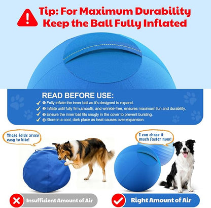 Happypaw 18'' Herding Ball for Dogs – Enhanced Chew Resistance & Heavy-Duty - Image 2