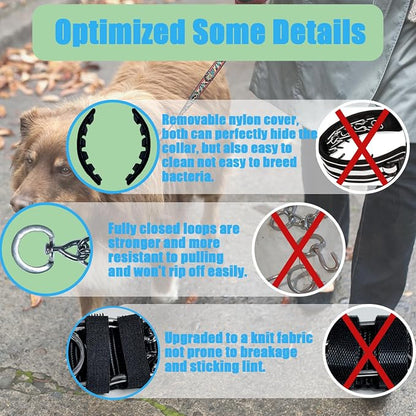 Prong Training Collar for Dogs, Rotating Ring Welding, Adjustable Dog Training - Image 3