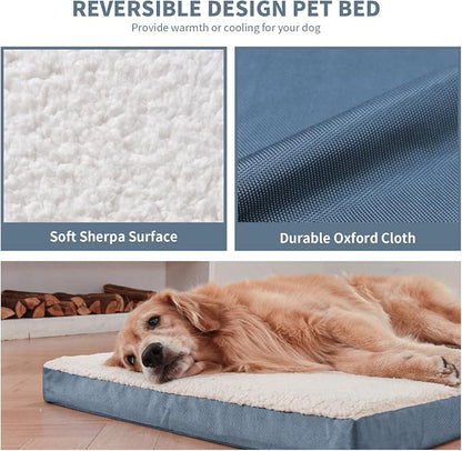 Dog Beds for Large Dogs, Comfort Orthopedic Dog Bed for Extra Large Dogs - Image 4