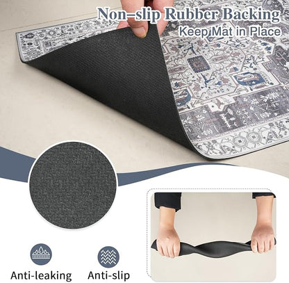 famibay Dog Food Mat, Absorbent Cat Dog Mats - Image 7