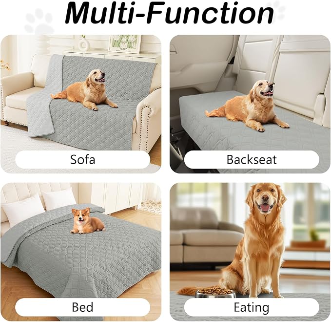 hyha Waterproof Dog Bed Blanket, Soft Pet Blankets, Waterproof Couch Cover - Image 5