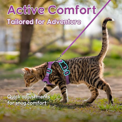 Dooradar Cat Harness and Leash Set, Escape Proof Safe Adjustable Kitten Vest - Image 4