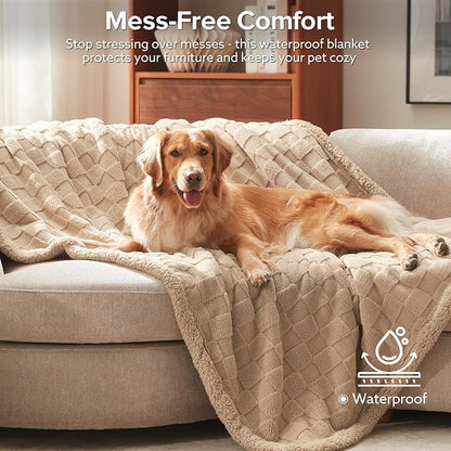 GASUR Waterproof Dog Blankets for Medium Small Dogs, Dog Blanket for Couch Bed - Image 2