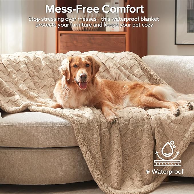 GASUR Waterproof Dog Blankets for Small Dogs, Dog Blanket for Couch Bed - Image 2