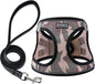 Dog Harness with Leash Set, No Pull Adjustable Reflective Step-in Puppy Pet by BOOMIBOO