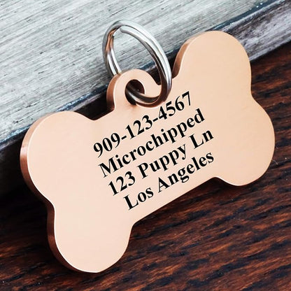 Ultra Joys Stainless Steel Dog and Cat ID Tags - Image 2