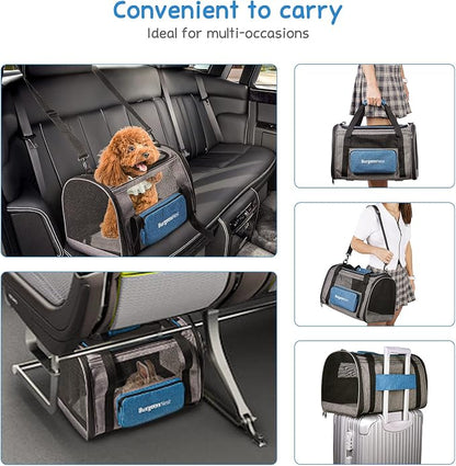 BurgeonNest Cat Carriers for Small Cats Under 15, Medium Puppy Under 25 lbs - Image 7