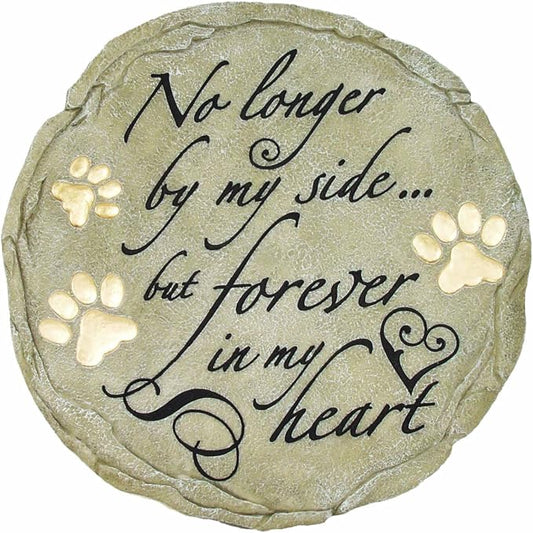 Spoontiques - Garden Décor - No Longer by My Side Stepping Stone - Decorative by Spoontiques