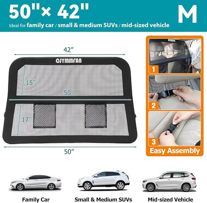 Dog Barrier for Car Back Seat & Cargo Area - Image 7