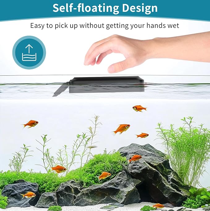 hygger Aquarium Magnet Glass Cleaner, Magnetic Fish Tank Cleaner - Image 5