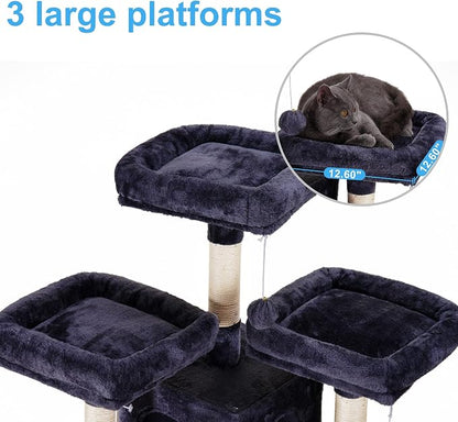 Hey-brother Cat Tree, 71 inches XL Large Cat Tower - Image 3