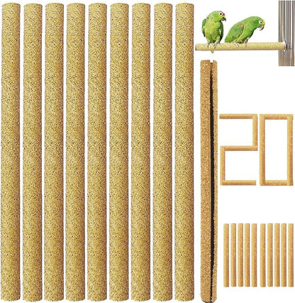 20Pcs Sand Perch Covers for Bird by Birheatry
