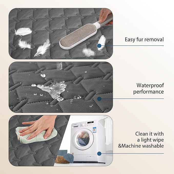 gogobunny 3X Stronger Waterproof Pet Blanket, Scratch Proof Furniture Protector - Image 8