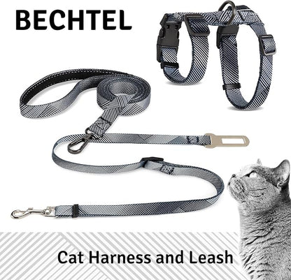 Cat Harness and Leash Set, Anti Escape Adjustable Cat Leash, Comfortable Soft - Image 2