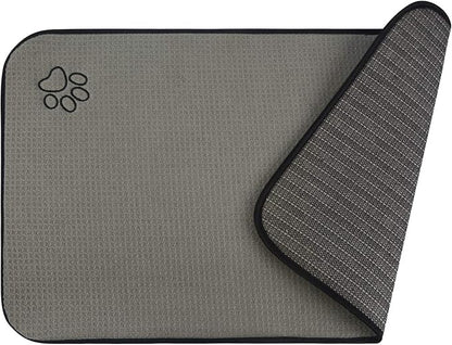 Sinland Microfiber Extra-Large Pet Food Mat Dog Feeding Mat Pet Bowl Mat by SINLAND