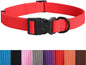 lynxking Dog Collar Soft Padded Breathable Cotton Solid Color Strong Adjustable by Lynxking