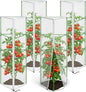 4 Pcs Garden Bird Netting for Triangle Plant Cage, Tomato Trellis Insect Bird by PurpleStar