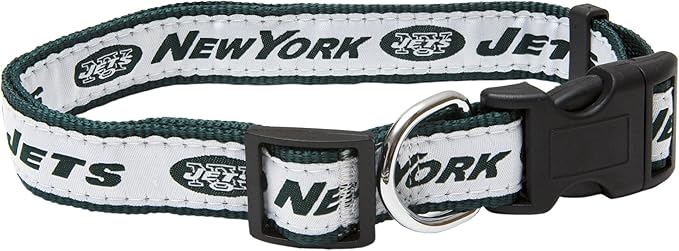 Pets First NFL New York Jets Licensed PET COLLAR, Medium by PETSFIRST